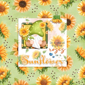 be a sunflower
