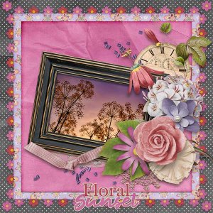 Floral Sunset