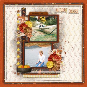 Funky Stacks Temp #2-Miss Fish, Autumn Colors-Lindsay Jane
