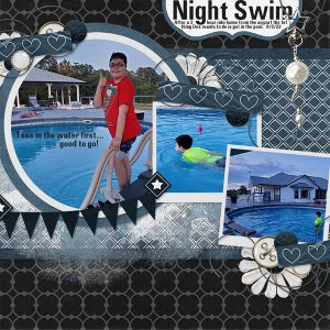 Kit by Designs by Connie Prince called Paint Chip Nile Blue