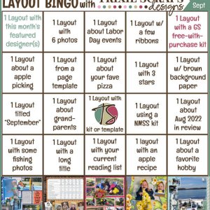 Bingo Card Sept 2022