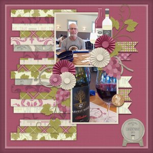 Papered Pretty Temp #2-Miss Fish, Wine Tasting-The Scrappy Kat