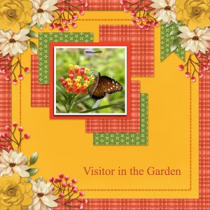 Visitor in the Garden