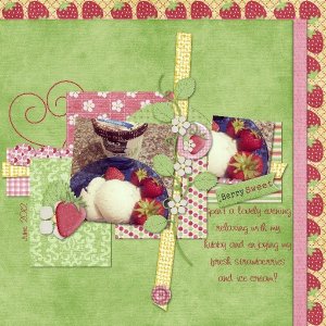 Strawberries and Ice Cream