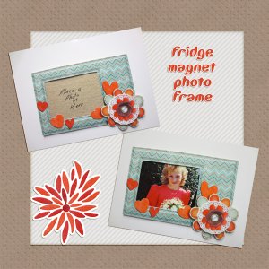 Fridge Magnet Photo Frame