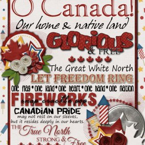 canadian patriotic print