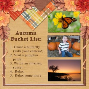 Autumn Bucket List: