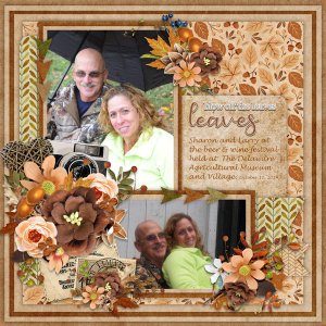 Fall Fantastic Temp #4-Miss Fish, Fall Into Leaves-CarolW