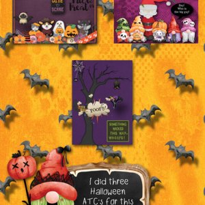 Halloween ATC's