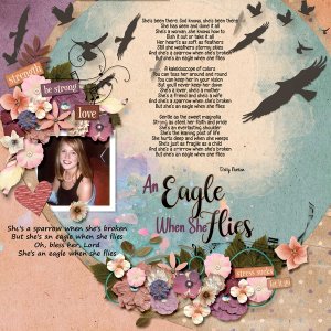 Eagle when she flies
