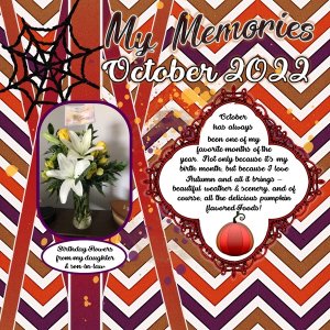 October 2022 My Memories Challenge