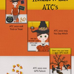 Halloween ATC's