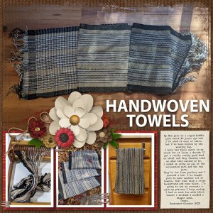First handwoven towels