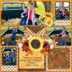 This Is November Temp #4-Miss Fish  Lets Talk Turkey-ScrapbookCrazy