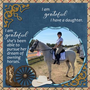 Nancy and her horse