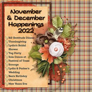 November + December Happenings