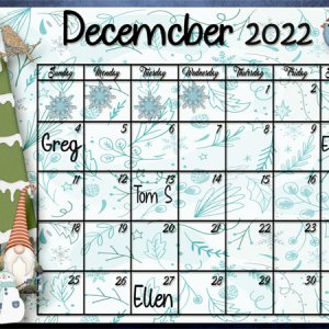 December Calendar