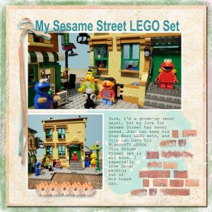 My Sesame Street LEGO Set