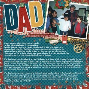 DAD:A father is someone you look up to no matter how tall you grow
