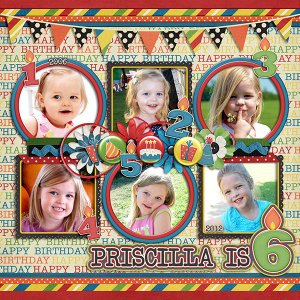 Priscilla is Six!