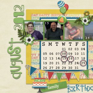 July Desktop Challenge- August 2012