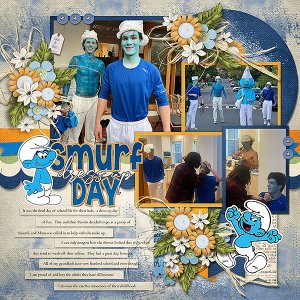 Smurf Dress Up Day