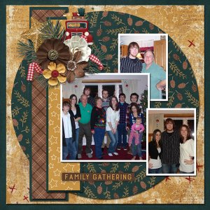 Home For The Holiday with Fancy Smacy Temp ScrapbookCrazy