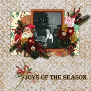 Vintage Christmas-GingerBread Ladies (Free with Purchase)