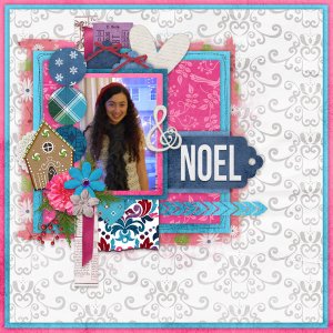 Messy Merry Temp #1-Miss Fish, Christmas Wishes-Aimee + Chere Kaye