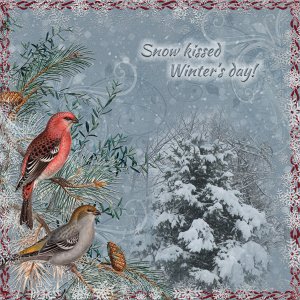 Snow kissed Winter's day