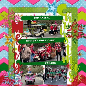 Annual Holiday Golf Cart Parade