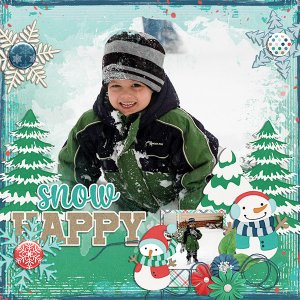 snow happy