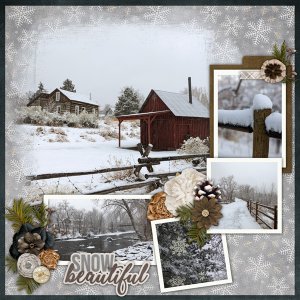 Snow Beautiful in Golden