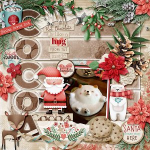 Santa loves hot cocoa