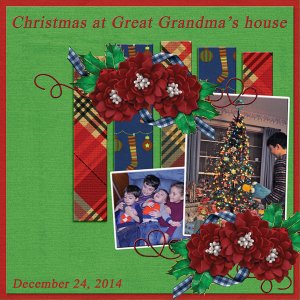 Christmas at Great Grandma's house