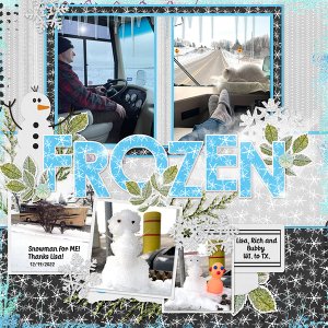 Kit and Template Pure Magic Frozen Kingdom Connie Prince