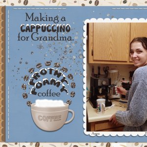 Anna's cappuccino machine