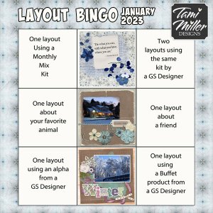 2023 Jan layout bingo