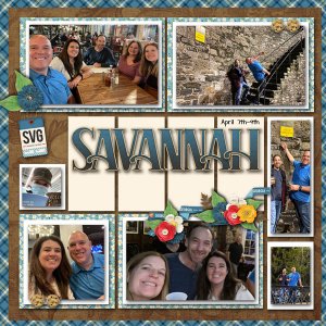 Savannah-January 2023 Template Challenge Scrapbookcrazy Creations
