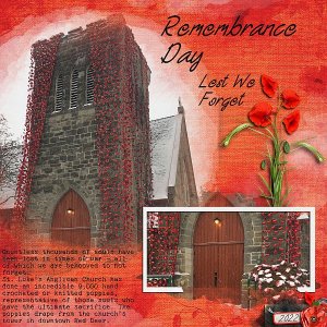 Remembrance Day Lest we Forget