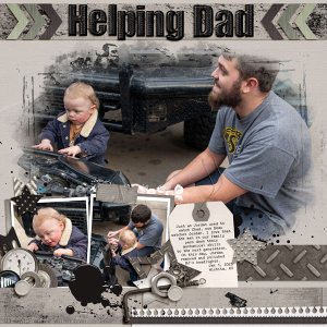 Helping Dad