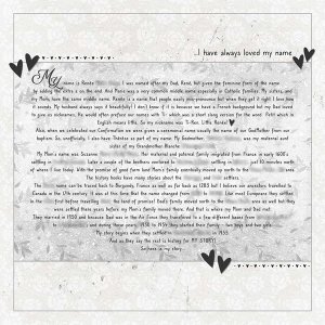 My Story - My Name