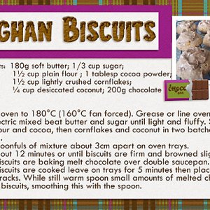 Recipe Card - Afghan Biscuits