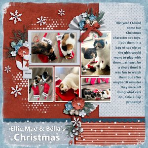 Ellie Mae and Bella Christmas