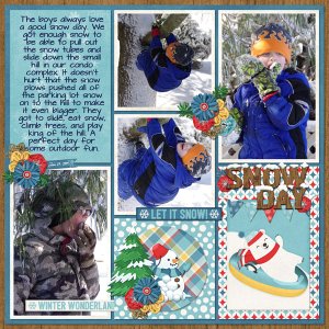 Snow Day - Left