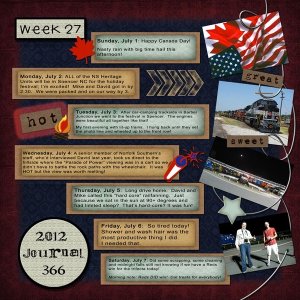 Journal 366, Week 27