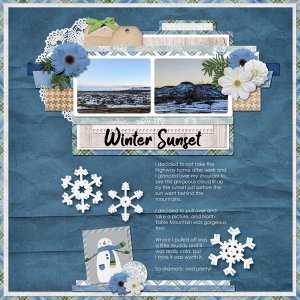 Winter Sunset