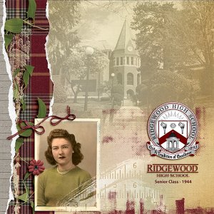 Alice- senior year 1944