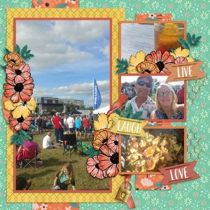 Live Mini-ScrapbookCrazy Tinci February Temp Challenge