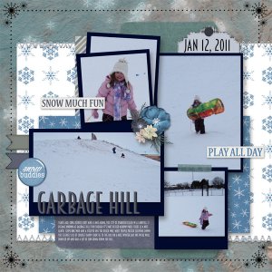 Sledding Left